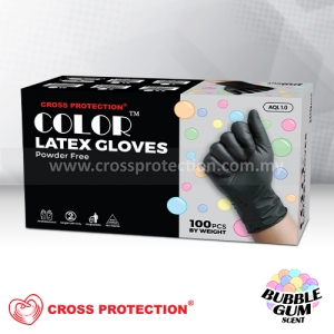 COLOR Latex Examination Gloves - Powder Free