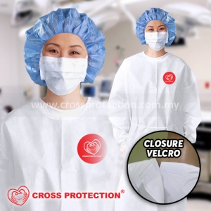 High Risk Poly Coated Isolation Gown